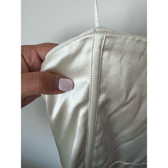 Reformation Eisa Silk Dress Ivory size 4 NWT - Picture 13 of 15